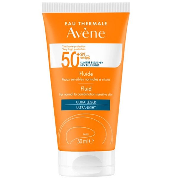 Avène Fluid 3 Second Absorption Ultra Light SPF50+ 50 ml