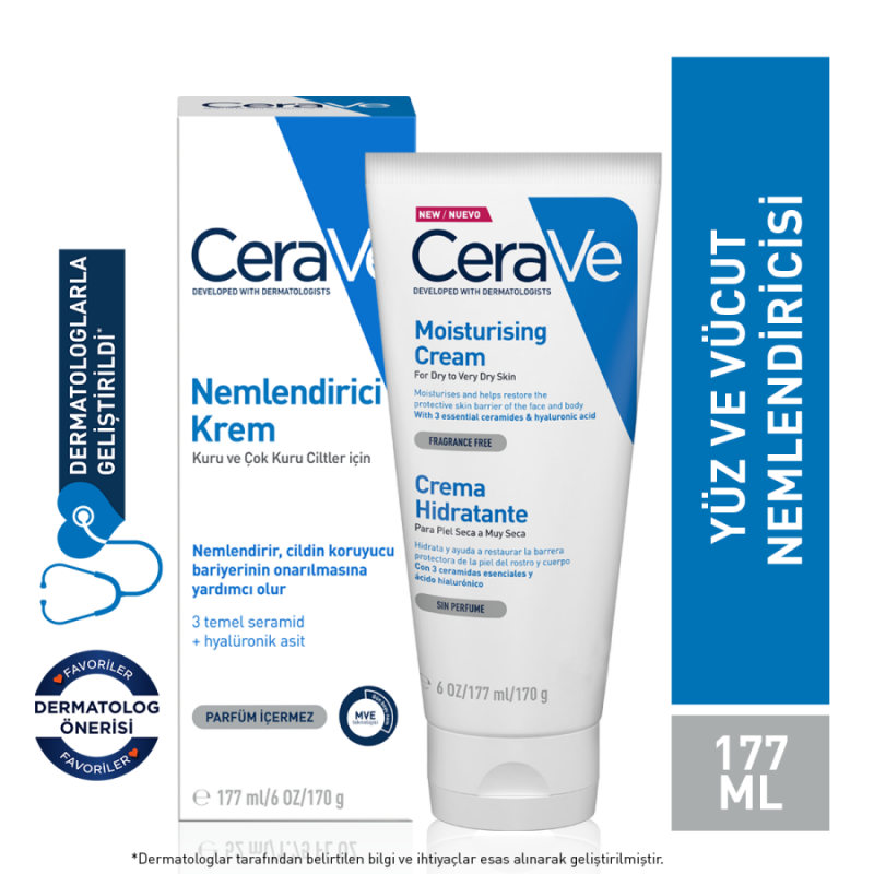 Cerave Moisturising Cream Nemlendirici Krem 177 ml