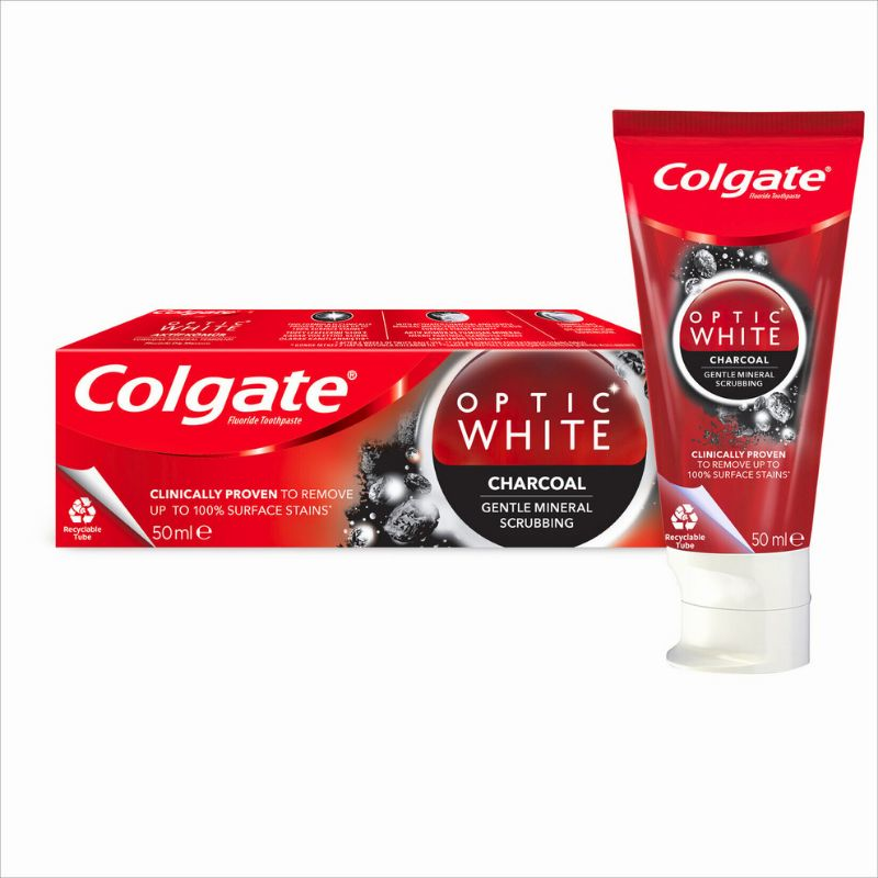 Colgate Optic White Aktif Kömür Beyazlatıcı Diş Macunu 50 ml