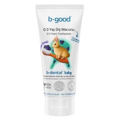 B-Good B-dental 0-3 Yaş Diş Macunu Florürsüz Böğürtlen 50 ml