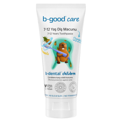 B-Good B-dental 7-12 Yaş Diş Macunu Florürlü Ananas 50 ml