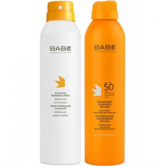 Babe Transparan Güneş Koruyucu SPF50 200 ml + Güneş Sonrası Losyon 200 ml