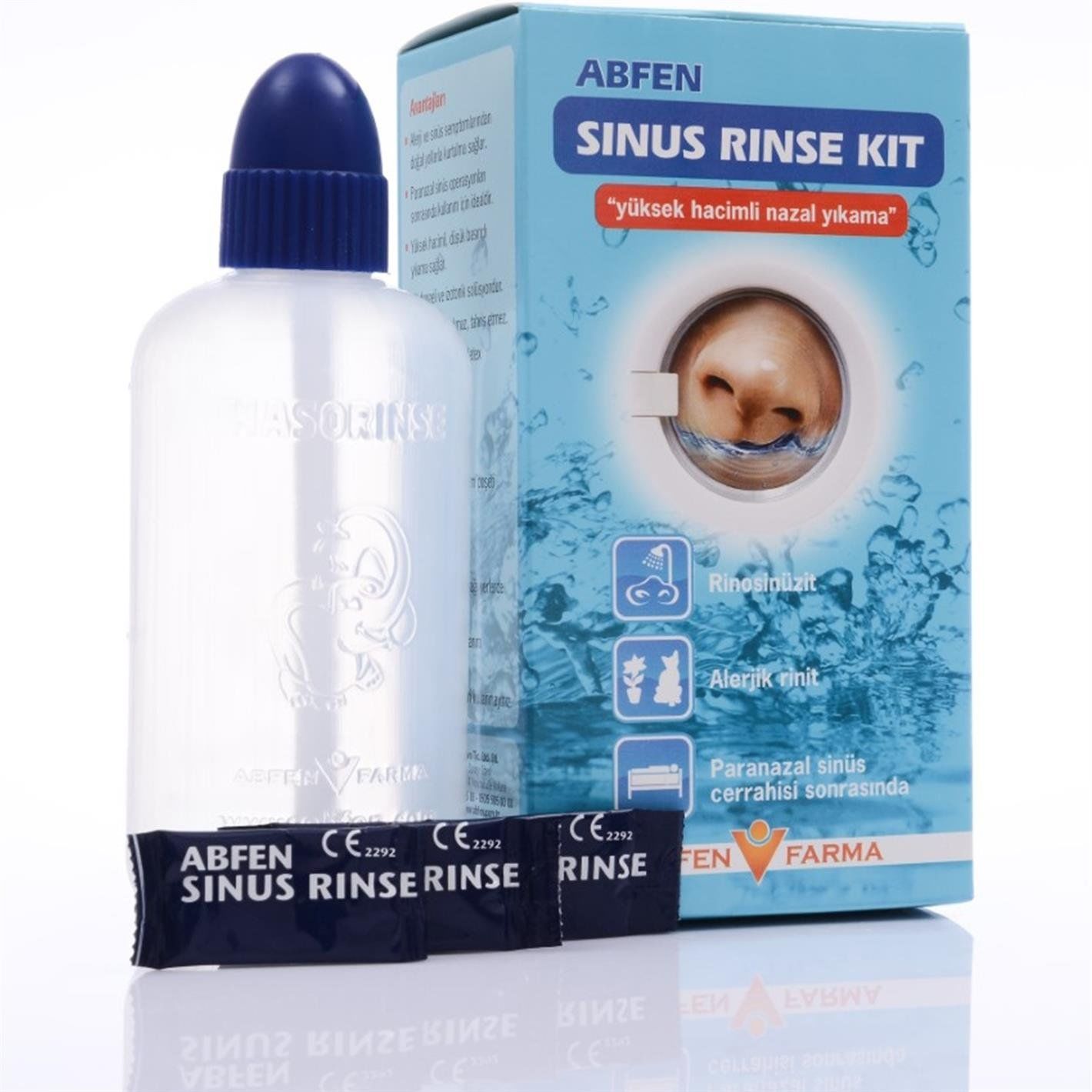 Abfen Sinüs Rinse Kit Yetişkin 25 Poşet 240 ml